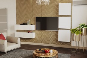 ЛИНДА Гостиная (Белый/Белый) в Качканаре - kachkanar.ok-mebel.com | фото 4