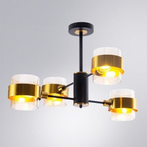 Люстра на штанге Arte Lamp Carlo A8205SP-4BK в Качканаре - kachkanar.ok-mebel.com | фото 2