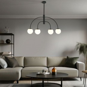 Люстра на штанге Eurosvet Cenacolo 30179/4 черный в Качканаре - kachkanar.ok-mebel.com | фото 2