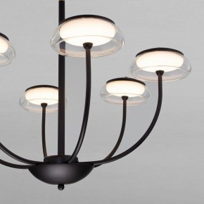 Люстра на штанге Eurosvet Fungo 50388 LED черный в Качканаре - kachkanar.ok-mebel.com | фото 5