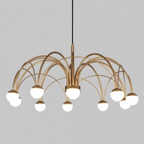 Люстра на штанге Eurosvet Ragno 90030/10 LED золото в Качканаре - kachkanar.ok-mebel.com | фото 4