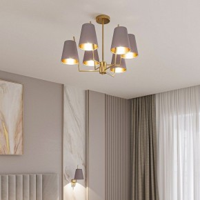 Люстра на штанге Eurosvet Topanga 60173/6 латунь в Качканаре - kachkanar.ok-mebel.com | фото 3