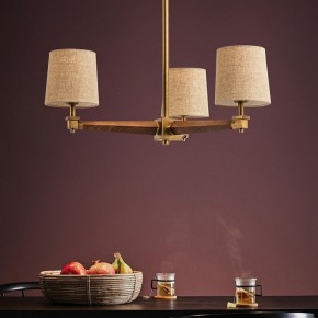 Люстра на штанге Imperiumloft Jorgenson Beige/Dark wood STAVRA01 в Качканаре - kachkanar.ok-mebel.com | фото 9