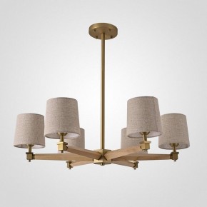 Люстра на штанге Imperiumloft Jorgenson Beige/Light wood STAVRA01 в Качканаре - kachkanar.ok-mebel.com | фото