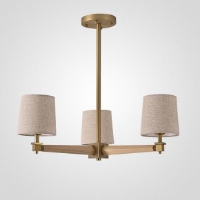 Люстра на штанге Imperiumloft Jorgenson Beige/Light wood STAVRA01 в Качканаре - kachkanar.ok-mebel.com | фото