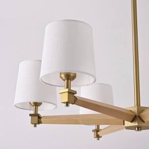 Люстра на штанге Imperiumloft Jorgenson White/Light wood STAVRA01 в Качканаре - kachkanar.ok-mebel.com | фото 11