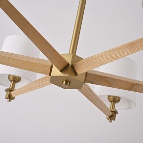 Люстра на штанге Imperiumloft Jorgenson White/Light wood STAVRA01 в Качканаре - kachkanar.ok-mebel.com | фото 13
