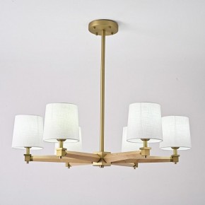 Люстра на штанге Imperiumloft Jorgenson White/Light wood STAVRA01 в Качканаре - kachkanar.ok-mebel.com | фото 4