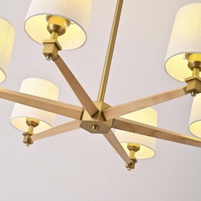 Люстра на штанге Imperiumloft Jorgenson White/Light wood STAVRA01 в Качканаре - kachkanar.ok-mebel.com | фото 7
