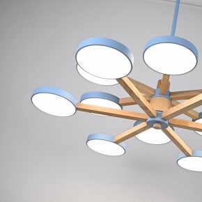 Люстра на штанге Imperiumloft TURNA Blue TURNA-DBL01 в Качканаре - kachkanar.ok-mebel.com | фото 6