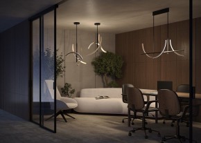 Люстра на штанге Maytoni Wabi MOD428PL-L27BK в Качканаре - kachkanar.ok-mebel.com | фото 6