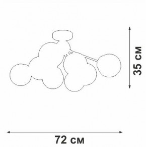 Люстра на штанге Vitaluce V3772 V3772-8/8PL в Качканаре - kachkanar.ok-mebel.com | фото 4