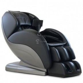 Массажное кресло PS6500 черно-серебряное в Качканаре - kachkanar.ok-mebel.com | фото 1