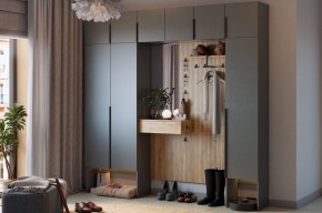 МЕБЕЛЬСОН К11 Прихожая (графит) в Качканаре - kachkanar.ok-mebel.com | фото