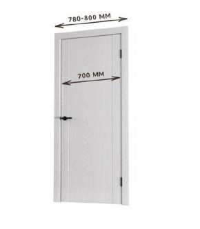 Межкомнатная дверь Bolivar Роялвуд белый (комплект) 700 в Качканаре - kachkanar.ok-mebel.com | фото