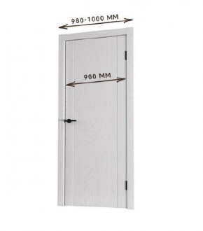 Межкомнатная дверь Bolivar Роялвуд белый (комплект) 900 в Качканаре - kachkanar.ok-mebel.com | фото