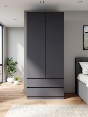 МОРИ МШ 900.2 Шкаф (графит) в Качканаре - kachkanar.ok-mebel.com | фото 3