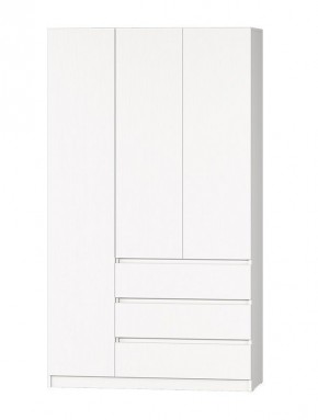 МС "Хилтон" Шкаф №2 1200 (Белый текстурный) в Качканаре - kachkanar.ok-mebel.com | фото 2