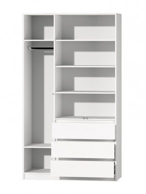 МС "Хилтон" Шкаф №2 1200 (Белый текстурный) в Качканаре - kachkanar.ok-mebel.com | фото 3