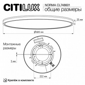 Накладной светильник Citilux Norma CL748601 в Качканаре - kachkanar.ok-mebel.com | фото 11