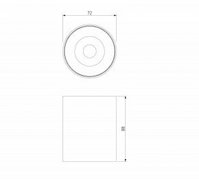 Накладной светильник Elektrostandard Primo 25116/LED в Качканаре - kachkanar.ok-mebel.com | фото 3