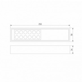Накладной светильник Elektrostandard Tend a068849 в Качканаре - kachkanar.ok-mebel.com | фото 3