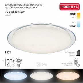 Накладной светильник Эра Классик SPB-6-120-RC Saturn (С) в Качканаре - kachkanar.ok-mebel.com | фото 3