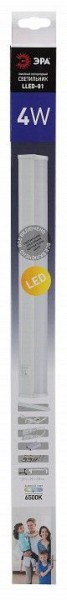Накладной светильник Эра  LLED-01-04W-6500-W в Качканаре - kachkanar.ok-mebel.com | фото 4