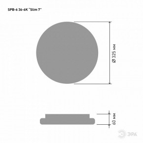 Накладной светильник Эра Slim SPB-6 Slim 7 36-6K в Качканаре - kachkanar.ok-mebel.com | фото 3
