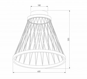Накладной светильник Eurosvet Cesta 40018/1 LED коричневый в Качканаре - kachkanar.ok-mebel.com | фото 4