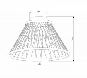 Накладной светильник Eurosvet Cesta 40019/1 LED коричневый в Качканаре - kachkanar.ok-mebel.com | фото 4