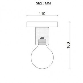 Накладной светильник Imperiumloft RH Utilitaire Socket 48,071 в Качканаре - kachkanar.ok-mebel.com | фото 7