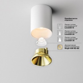 Накладной светильник Maytoni Alfa LED C064CL-8W2.7K-RD-WB в Качканаре - kachkanar.ok-mebel.com | фото 3