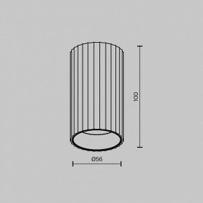 Накладной светильник Maytoni Calipso C106CL-01-GU10-B в Качканаре - kachkanar.ok-mebel.com | фото 6
