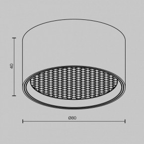 Накладной светильник Maytoni Glare C122CL-L7-3K-W в Качканаре - kachkanar.ok-mebel.com | фото 6