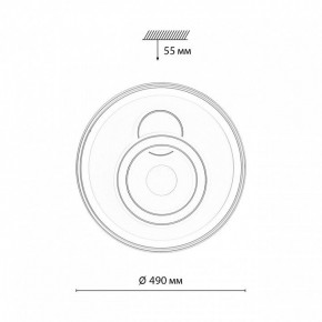 Накладной светильник Sonex Gemini 7785/85L в Качканаре - kachkanar.ok-mebel.com | фото 10