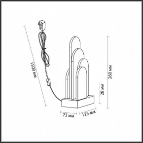 Настольная лампа декоративная Odeon Light Foros 5438/12TL в Качканаре - kachkanar.ok-mebel.com | фото 5