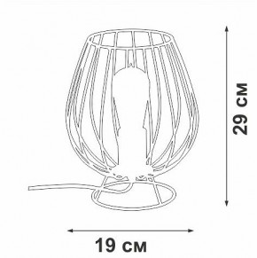 Настольная лампа декоративная Vitaluce V4296 V4296-0/1L в Качканаре - kachkanar.ok-mebel.com | фото 3