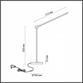 Настольная лампа офисная Odeon Light Foden 7101/12TL в Качканаре - kachkanar.ok-mebel.com | фото 5