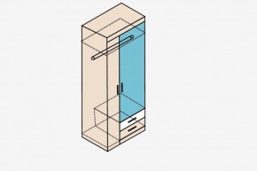 НИКА Н10з Шкаф для одежды в Качканаре - kachkanar.ok-mebel.com | фото 4