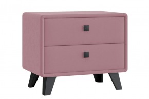 НИКОЛЬ Тумба широкая 2 ящика (розовый) в Качканаре - kachkanar.ok-mebel.com | фото