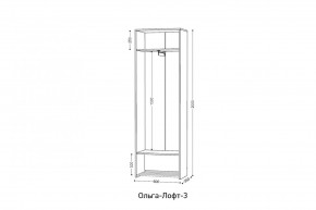 ОЛЬГА-ЛОФТ 3 Шкаф 2-х створчатый в Качканаре - kachkanar.ok-mebel.com | фото 3