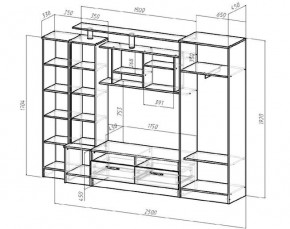 ОСКАР Гостиная (ЯШТ/ЯШС) в Качканаре - kachkanar.ok-mebel.com | фото 2