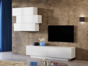 ПАОЛА Гостиная (Белый/Белый) в Качканаре - kachkanar.ok-mebel.com | фото 4
