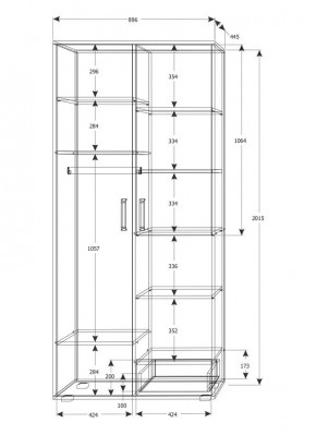 Подростковая Юпитер (модульная) в Качканаре - kachkanar.ok-mebel.com | фото 25