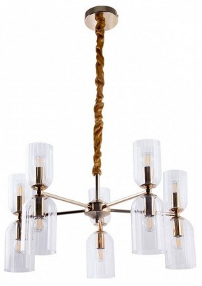 Подвесная люстра Arte Lamp Charm A1623LM-10GO в Качканаре - kachkanar.ok-mebel.com | фото