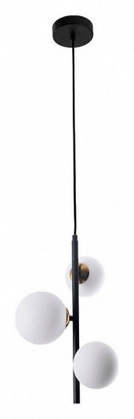 Подвесная люстра Arte Lamp Gemini A2243SP-3BK в Качканаре - kachkanar.ok-mebel.com | фото 2