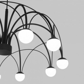 Подвесная люстра Eurosvet Ragno 90034/10 LED черный в Качканаре - kachkanar.ok-mebel.com | фото 6