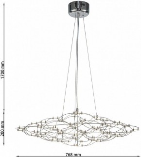 Подвесная люстра Favourite Thinner 4305-8P в Качканаре - kachkanar.ok-mebel.com | фото 5