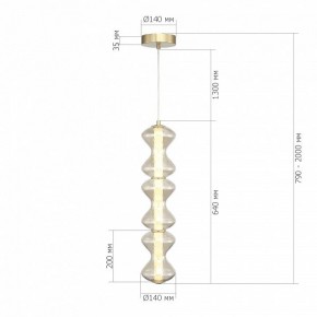 Подвесная люстра ST-Luce SPINE SL6136.213.01 в Качканаре - kachkanar.ok-mebel.com | фото 4